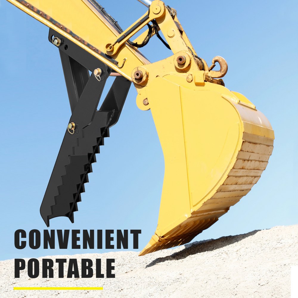 32" Backhoe Excavator Thumb Attachments Weld On Adjustable Tractor Excavator 5/8