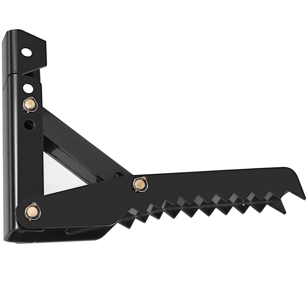 VEVOR Backhoe Thumb 36 inch Hydraulic Backhoe Excavator Thumb Attachments Adjustable Boom Tractor Excavator Weld On 1/2 inch Teeth Thick Steel Plate Assembly 12MM Bolt-On Design
