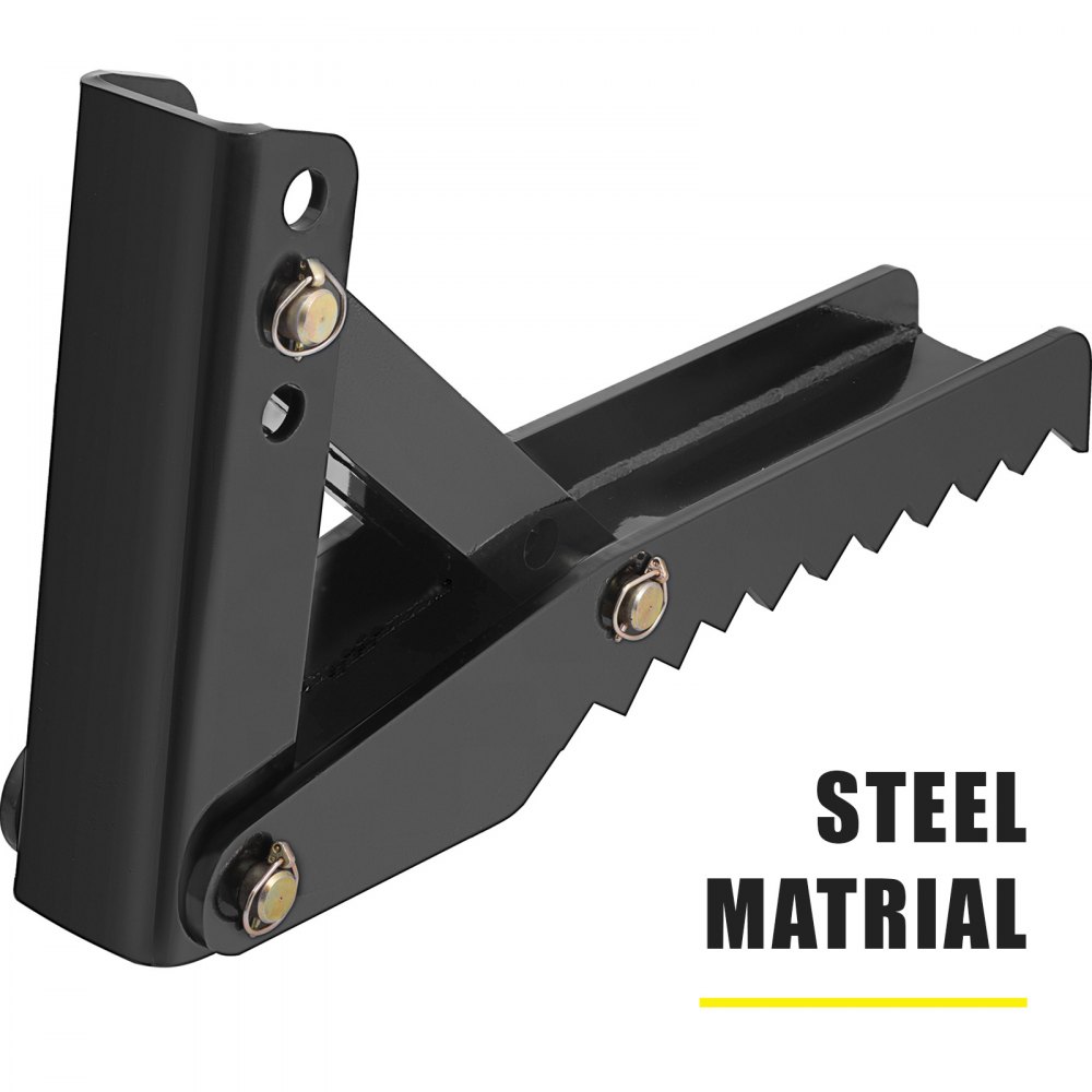 VEVOR Backhoe Thumb 36 inch Hydraulic Backhoe Excavator Thumb Attachments Adjustable Boom Tractor Excavator Weld On 1/2 inch Teeth Thick Steel Plate Assembly 12MM Bolt-On Design