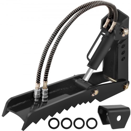 36" Hydraulic Backhoe Thumb Hoe Clamp 5/8" Steel Plate Assembly Adjustable