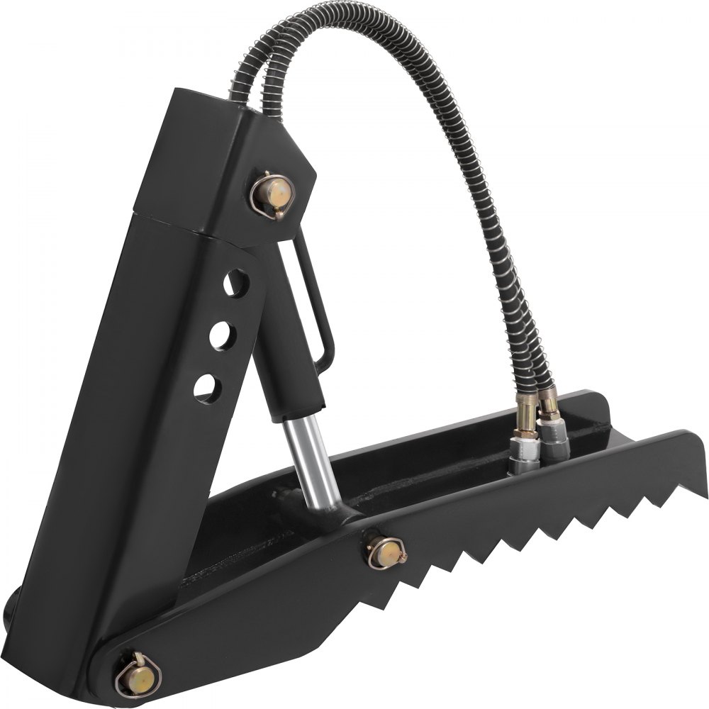 Abrazadera de azada de pulgar para retroexcavadora hidráulica de 36" Conjunto de placa de acero ajustable de 5/8