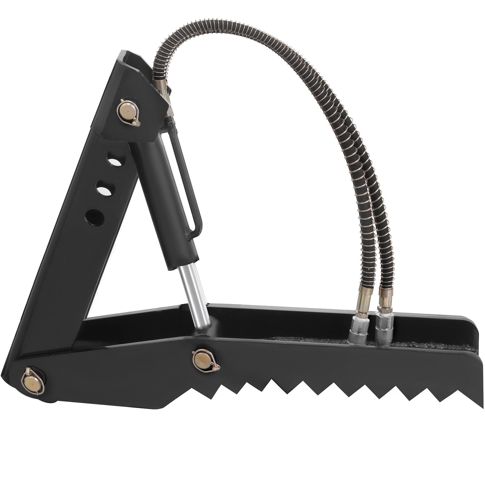 Abrazadera de azada de pulgar para retroexcavadora hidráulica de 36" Conjunto de placa de acero ajustable de 5/8