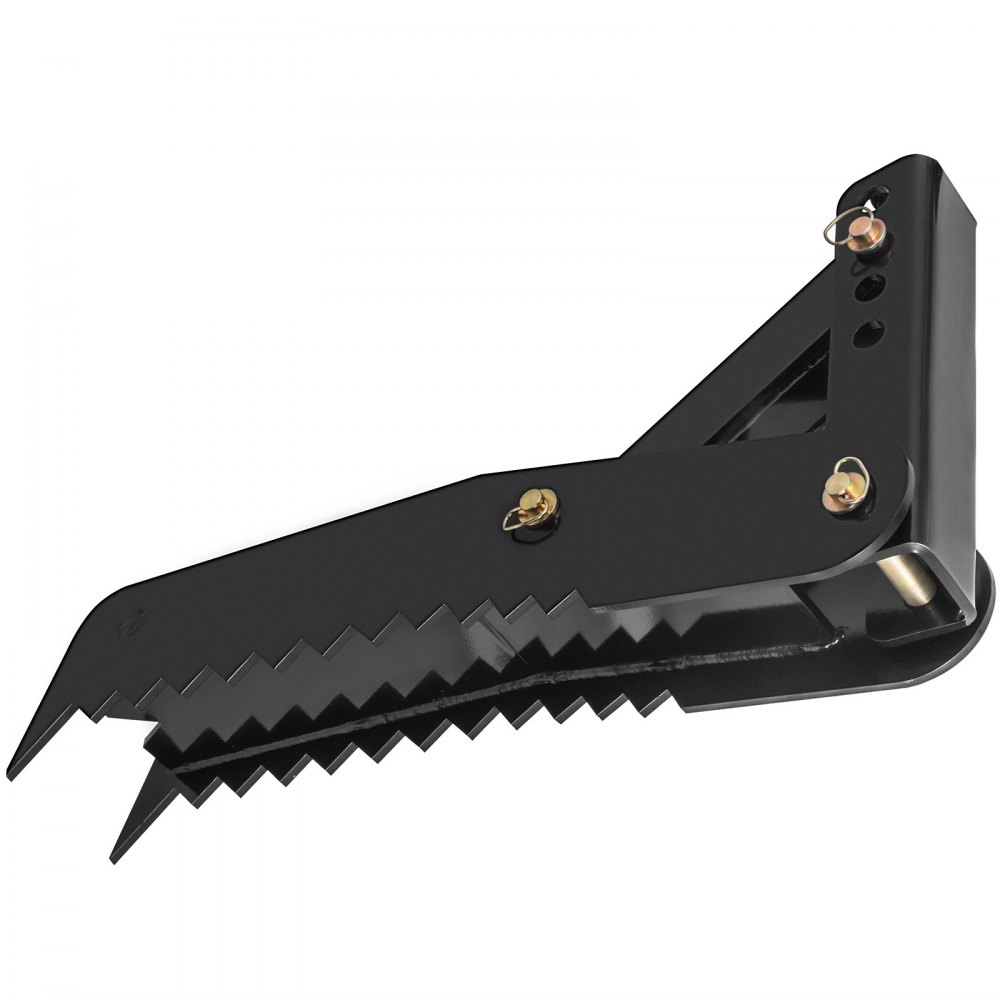 Abrazadera de azada de pulgar para retroexcavadora de 38 pulgadas, montaje de placa de acero de 1/2 ", soldadura ajustable