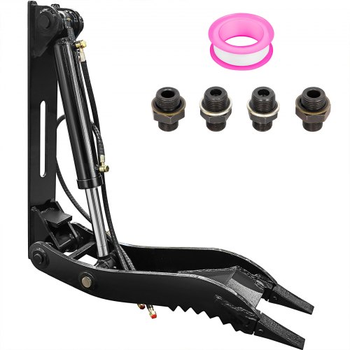 Pulgar hidráulico de la retroexcavadora 12" X 50" soldadura de acero en el excavador ajustable del tractor del auge