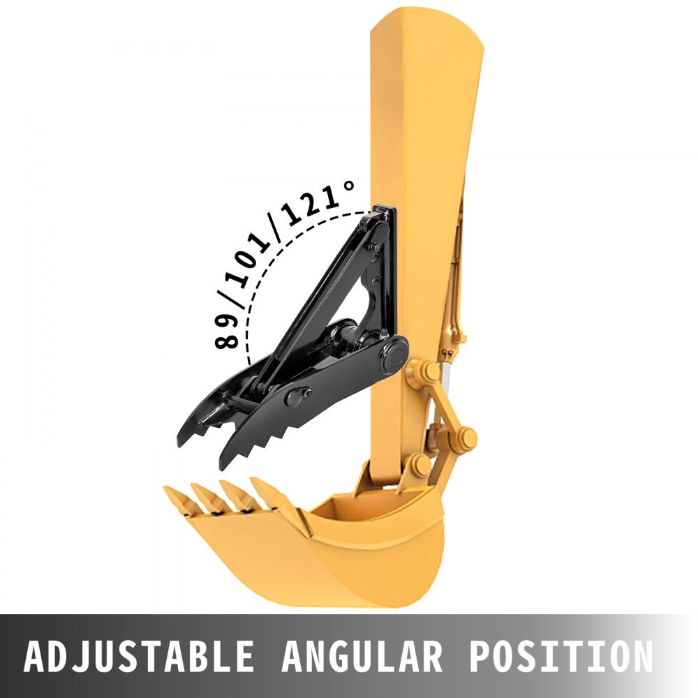 30''x 8'' Backhoe Thumb Excavator Bolt On Universal Claw Tractor Attachment