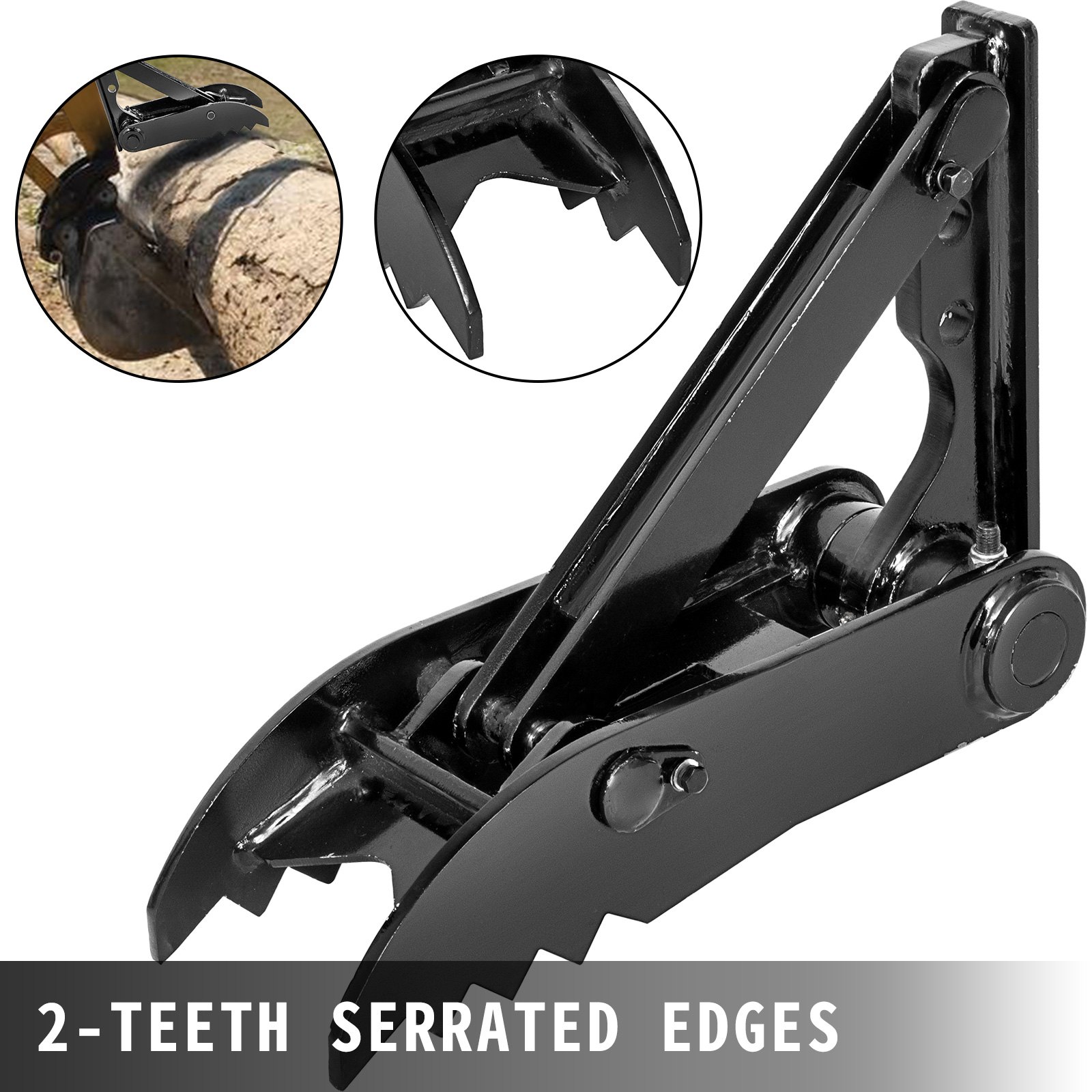 30''x 8'' Backhoe Thumb Excavator Bolt On Universal Claw Tractor Attachment
