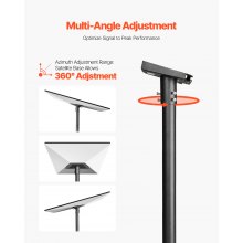 VEVOR Starlink RV Ladder Mount 360°Adjustable Extra Long Starlink for Gen 3