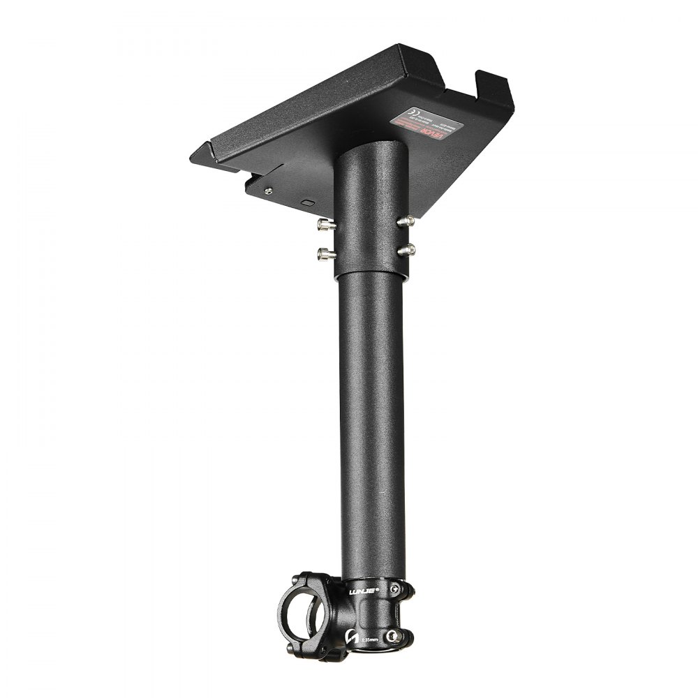 VEVOR Starlink RV Ladder Mount, 360°Adjustable Angle Mounting Standard Gen 3 Pipe Kit, Heavy-Duty Steel Extra Short Starlink RV Ladder Adapter, Compatible with Gen3 and V3, Easy to Assembly, Black