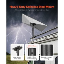 VEVOR Starlink RV Ladder Mount 360°Adjustable Extra Short Starlink for Gen 3