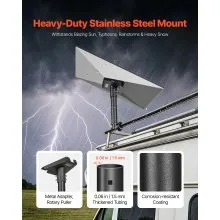 VEVOR Starlink RV Ladder Mount 360°Adjustable Extra Short Starlink for Gen 3
