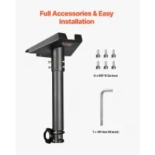 VEVOR Starlink RV Ladder Mount 360°Adjustable Extra Short Starlink for Gen 3