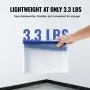 VEVOR Dust Barrier, 8.5 x 5 Ft Dust Barrier Door Kit, with Magnetic Self-Closing Zipper, PE Construction Door Cover for Dust Containment, Reusable Dust Protection Wall for Living Room Bathroom Remodel