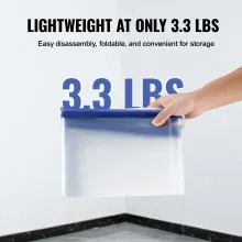 VEVOR Dust Barrier, 8.5 x 5 Ft Dust Barrier Door Kit, with Magnetic Self-Closing Zipper, PE Construction Door Cover for Dust Containment, Reusable Dust Protection Wall for Living Room Bathroom Remodel