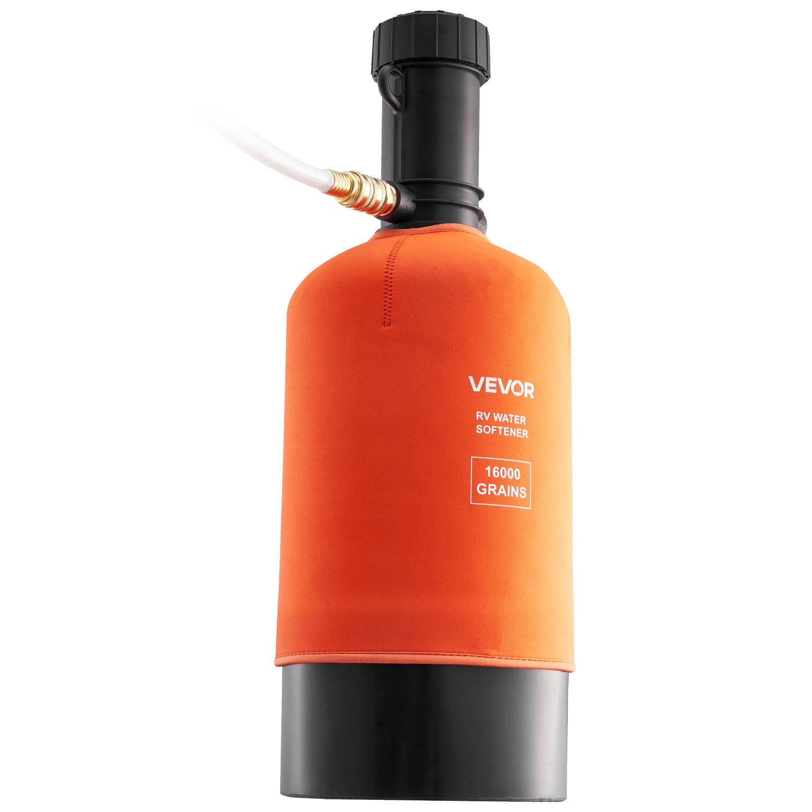 VEVOR RV Water Softener, 16,000 Grain, Portable Water Softener with Filter System, NPT 3/4" Fittings, Food-Grade Resin, Quick Connect, for RVs, Trailers, Boats, Mobile Car Washing, Pressure Washing
