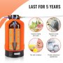 VEVOR RV Water Softener, 16,000 Grain Portable Water Softener, with 3/4" Brass Fittings and 42" Hose, Soften Hard Water Filter System for RVs, Trailers, Boats, Mobile Car Washing, Pressure Washing