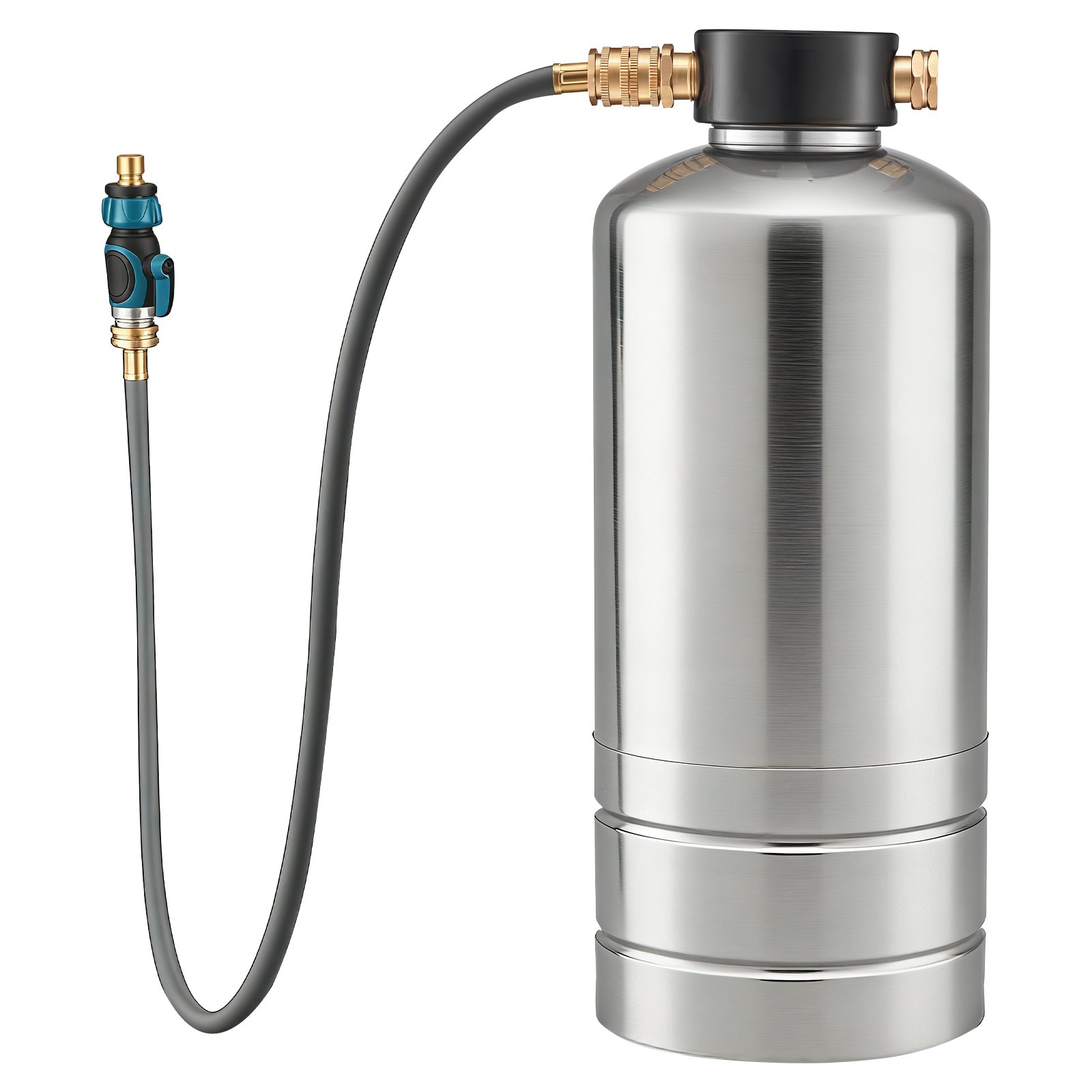 VEVOR RV Water Softener, 16,000 Grain, Portable Water Softener with NPT 3/4" Fittings, Food-Grade Resin, Stainless Steel, Quick Connect, for RVs, Trailers, Boats, Mobile Car Washing, Pressure Washing