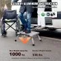 VEVOR Step Stool 1-Step 150KG Capacity, Folding Alumium Alloy Step Ladder Adjustable Height, Portable Toddler Step Stools for Adults, Non-Slip Sturdy Step Ladders for Office, RVs, Bathrooms,Bedrooms
