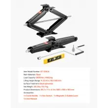 RV Scissor Jacks 9000 lbs 23.4 in RV Stabilizer Leveling Scissor Jacks Set of 2
