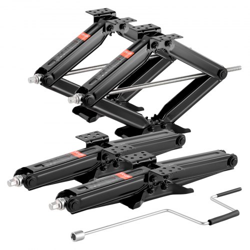 RV Scissor Jacks 5000 lbs 23.4 in RV Stabilizer Leveling Scissor Jacks Set of 4