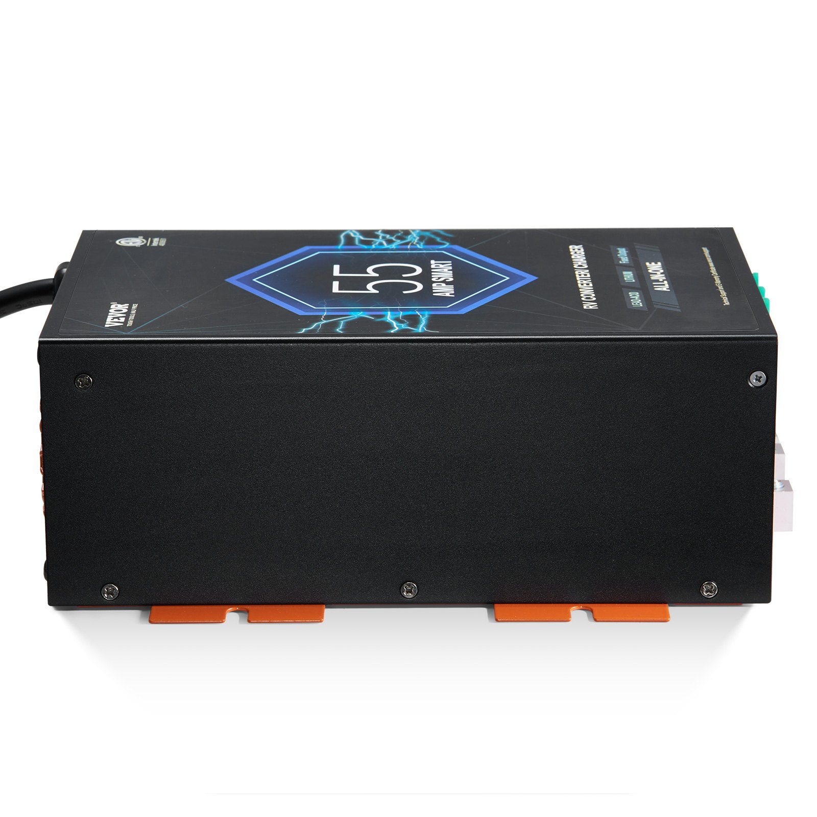 VEVOR RV Converter, 55 Amp, 110V AC to 12V DC RV Power Converter Battery Charger with 4 Stage Smart Charging 13V to 16.5V Adjustable Operating Range, Compatible with Lithium Lead Acid Battery, ETL