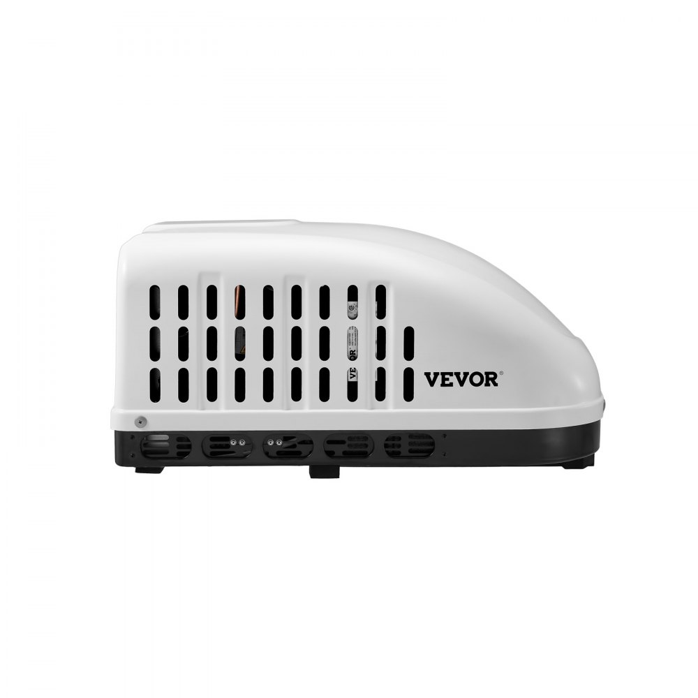 VEVOR RV Air Conditioner, 13500 BTU Non-Ducted Rooftop RV AC Unit, 65 dB Quiet Design, Including Air Distribution Box, Operation Panel and Installation Hardware, for Campers, Vans, Trailers, White