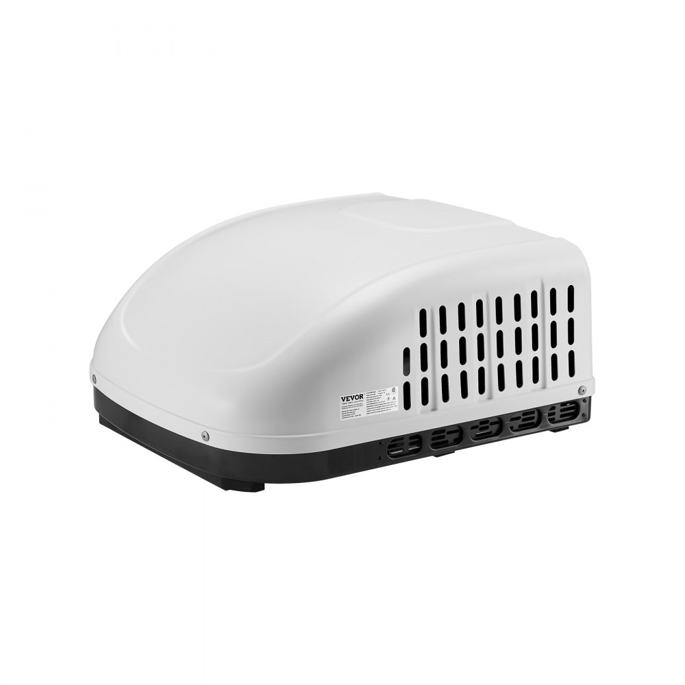 VEVOR RV Air Conditioner, 13500 BTU Non-Ducted Rooftop RV AC Unit, 65 dB Quiet Design, Including Air Distribution Box, Operation Panel and Installation Hardware, for Campers, Vans, Trailers, White