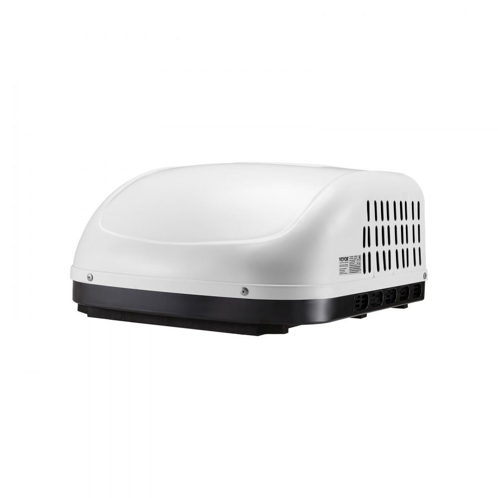 VEVOR RV Air Conditioner, 13500 BTU Non-Ducted Rooftop RV AC Unit, 65 dB Quiet Design, Including Air Distribution Box, Operation Panel and Installation Hardware, for Campers, Vans, Trailers, White