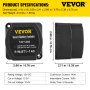 VEVOR Split Charge Relay Kit, 2mtr 12V, Automatic Dual Battery Isolator Kit with 140AMP Voltage Sense Relay VSR, Compatible with RV Marine Car Vehicle Truck Caravan Camper Yacht ATV UTV Boats Workshop