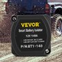 VEVOR Split Charge Relay Kit, 5mtr 12V, Automatic Dual Battery Isolator Kit with 140AMP Voltage Sense Relay VSR, Compatible with RV Marine Car Vehicle Truck Caravan Camper Yacht ATV UTV Boats Workshop