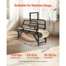 Dog Treadmill for Medium Dogs up to 220 lbs Indoor Pet Running Machine