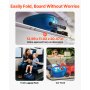 VEVOR Ride-on Luggage 20-inch Kids Scooter Suitcase with Flash Wheels Blue
