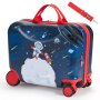 VEVOR Ride-on Luggage 18-inch Lightweight Kids Scooter Suitcase with Wheels