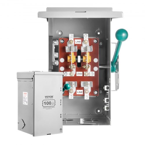100A Generator Transfer Switch 24000W Manual Transfer Switch 120/240V