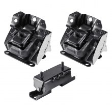 VEVOR Engine and Transmission Motor Mount Kit Replacement, Set of 3, Compatible with 2007–2013 Chevrolet Silverado 1500 5.3L V8, Replace OE# A5365, A5365, A2638, Secure Support
