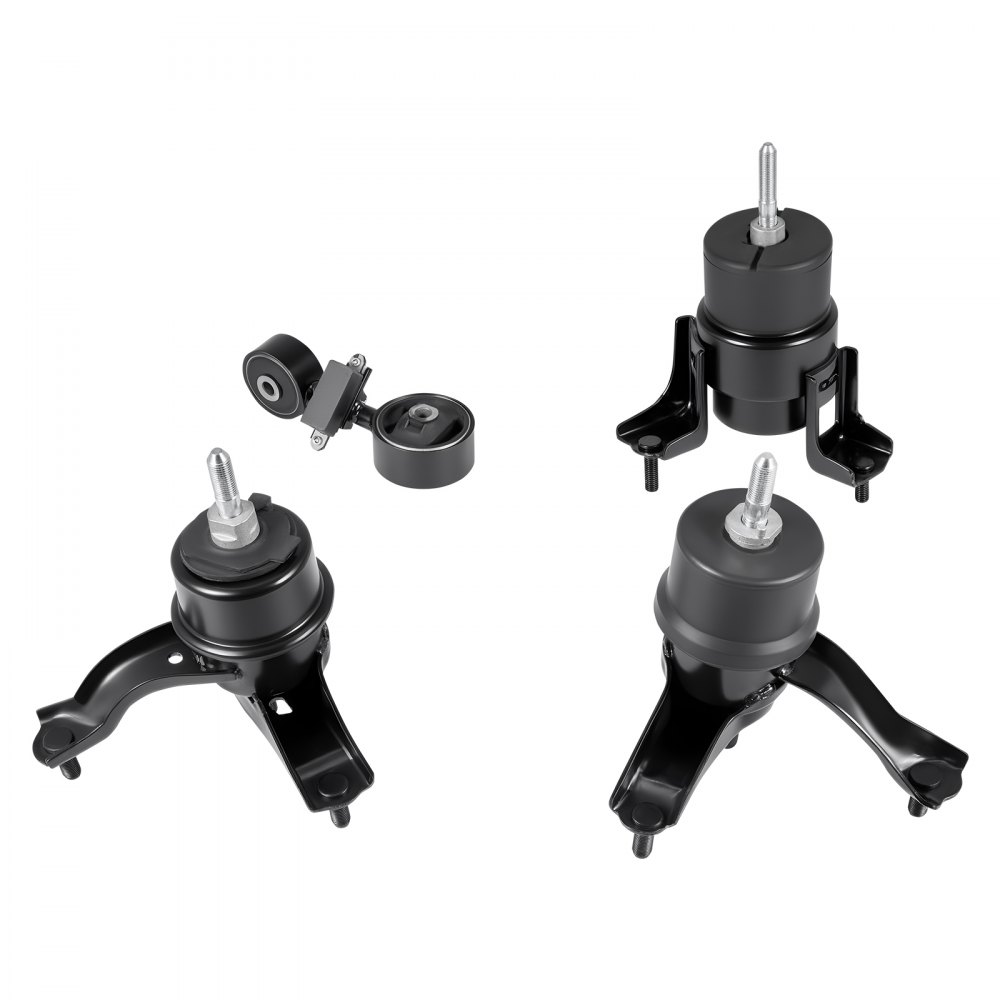 VEVOR Engine and Transmission Motor Mount Kit Replacement, Set of 4, Compatible with 2007–2011 Toyota Camry 2.4L L4, Replace OE# A62009, A4207, A4211, A4274, Secure Support