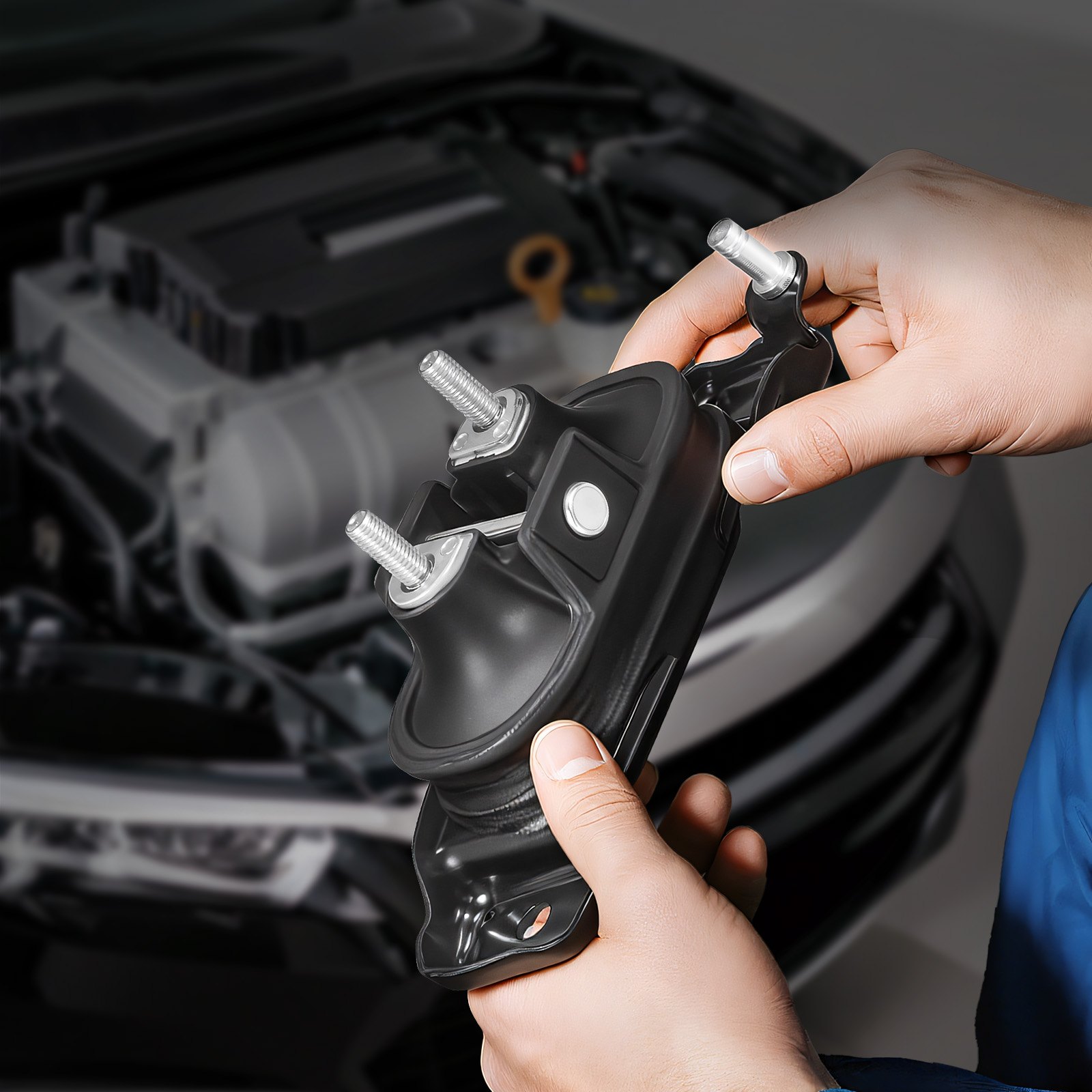 VEVOR Engine Motor Mount and Transmission Mount Kit Replacement, Set of 4, Compatible with 2011–2016 Chrysler Town & Country 3.6L V6, Replace OE# A5665, A5480, A5589, A5577, Secure Support