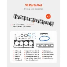 Lifter Camshaft Kit 18Pcs Fits 2009-2021 Jeep Grand Cherokee V8 5.7L