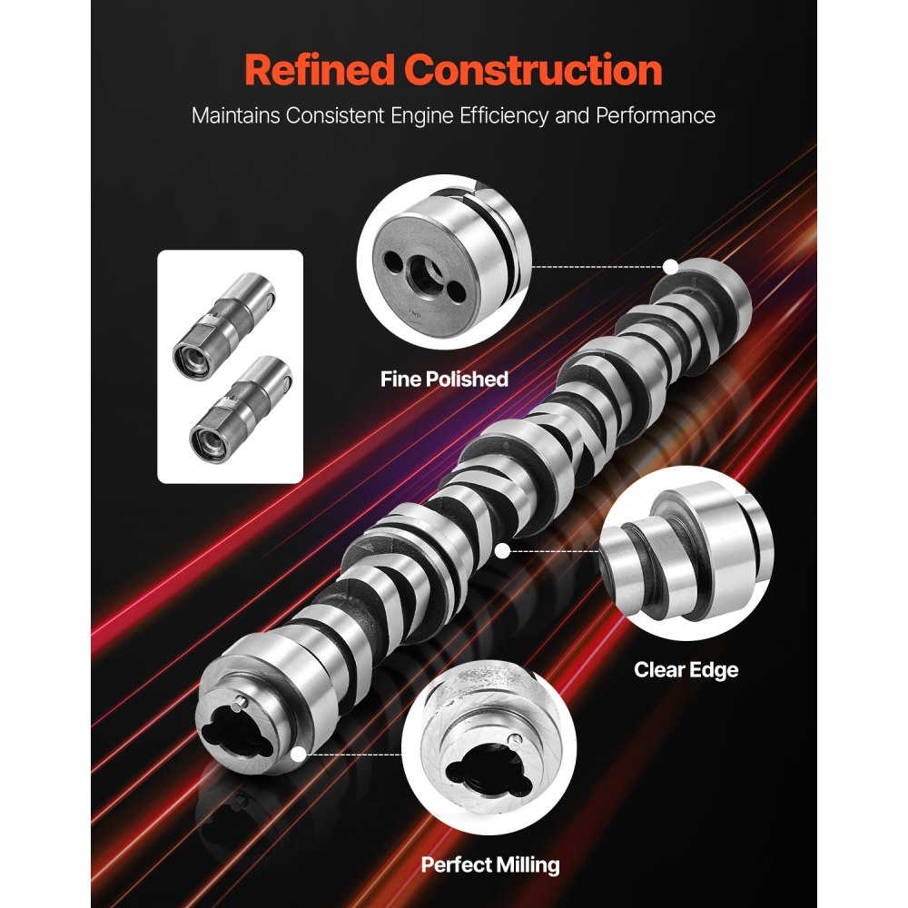 VEVOR AFM Disabled Kit with Camshaft Lifters, 19-Piece Set, Fit 2007-2013 Chevrolet Avalanche/Suburban 1500/Tahoe, 2007 Silverado 1500 CLASSIC/GMC Sierra 1500 CLASSIC, 5.3L 4.8L Truck/SUV Engines