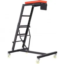 VEVOR Automotive Creeper, with Adjustable Height 49.6" to 75.6", 400 LBS Capacity High Creeper, 4 Swivel Caster Wheels, Heavy Duty Foldable Creeper for Auto Repair and Maintenance