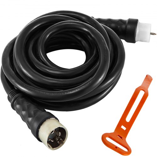 Cable de generador Cable de alimentación 25 pies 50a Enchufe macho de bloqueo a conector de bloqueo Cs6364