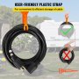 VEVOR  40Ft 30 Amp Generator Extension Cord 4 Wire 10 Gauge Generator Cord 125V 250V Generator Power Cord Twist Lock Connectors