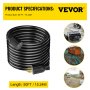 VEVOR Generator Extension Cord Power Cord 50FT 30 Amp Extension Cord 10/3 L5-30P To L5-30R Rubber Locking Connector 125V RV Power Cord SJTW 60C FT2 for Camping, Anti-Weather, Oils and Chemicals