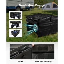Generator Cover Universal Waterproof Cover 420D for 3500-12000W 34x26x21in