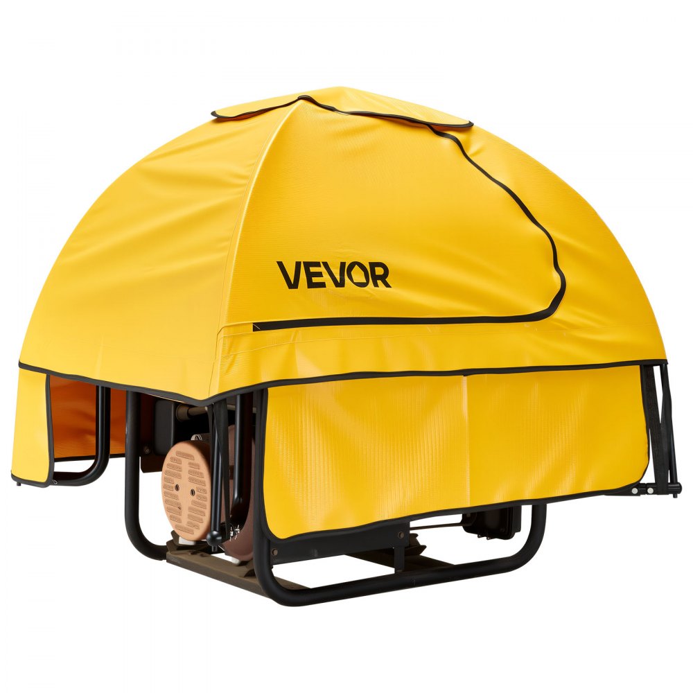 VEVOR Generator Cover, 915x660x660 mm Waterproof Universal Generator Cover for Most Generators 1778-2743.2 mm Perimeter, Portable Generator Running Cover with Heavy Duty Thicken Oxford Fabric, Yellow
