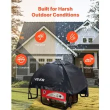 Generator Cover Universal Waterproof Cover 36x26x26 in for 70-108 in Black