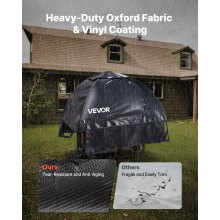 Generator Cover Universal Waterproof Cover 36x26x26 in for 70-108 in Black