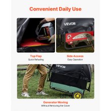 Generator Cover Universal Waterproof Cover 36x26x26 in for 70-108 in Black