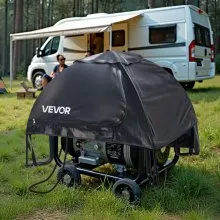 Generator Cover Universal Waterproof Cover 36x26x26 in for 70-108 in Black