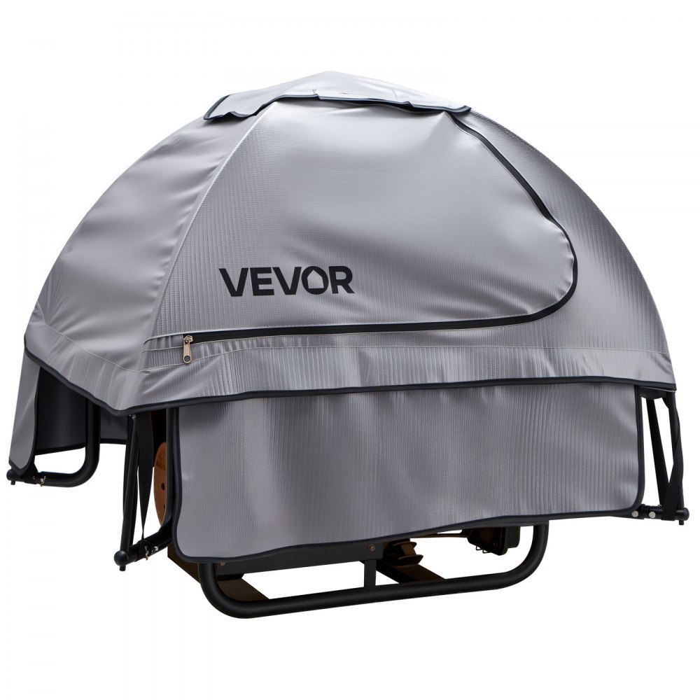 VEVOR Generator Cover, 915x660x660 mm Waterproof Universal Generator Cover for Most Generators 1778-2743.2 mm Perimeter, Portable Generator Running Cover with Heavy Duty Thicken Oxford Fabric, Grey
