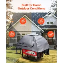 Generator Cover Universal Waterproof Cover 36x26x26 in for 70-108 in Gray